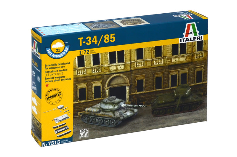 Italeri 1/72 RUSSIAN TANK T34/85 7515