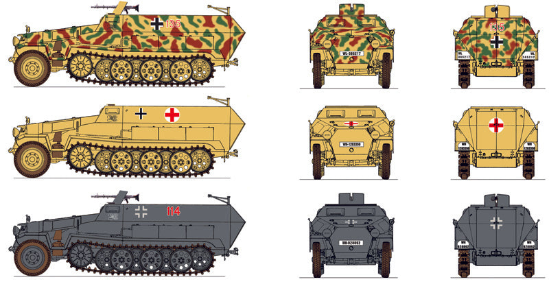 Italeri 1/72 SD KFZ 251/1 AUSF D 7516