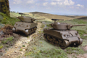 Italeri 1/72 2 X M4A3E2 JUMBO Sherman tank models 7520