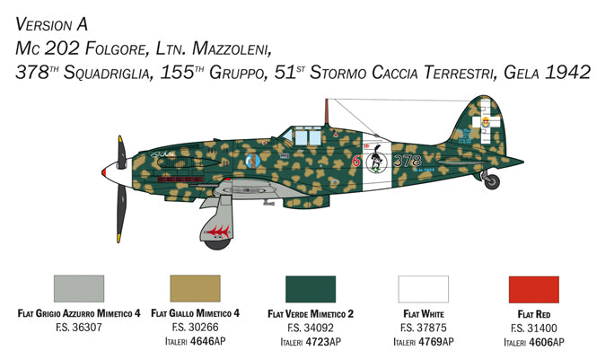 Italeri 1/72 MC.202 Folgore IT1439