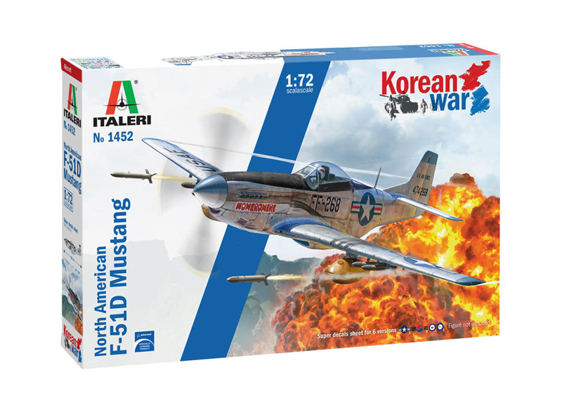 Italeri 1/72 North American F-51D Mustang Korean War IT1452