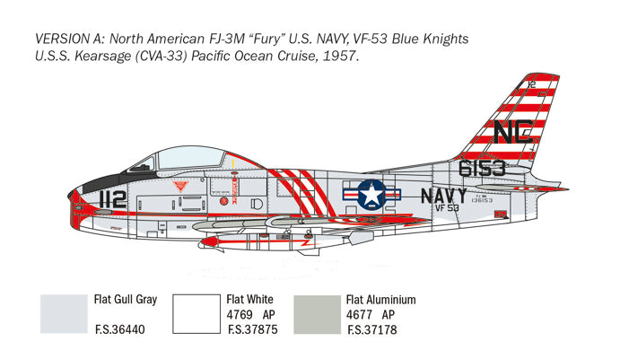 Italeri 1/48 North American FJ-2/3 Fury IT2811