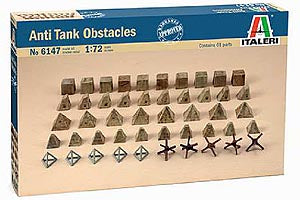 Italeri 1/72 ANTITANK OBSTACLES 6147