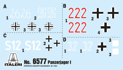 Italeri 1/35 Panzerjäger I IT6577