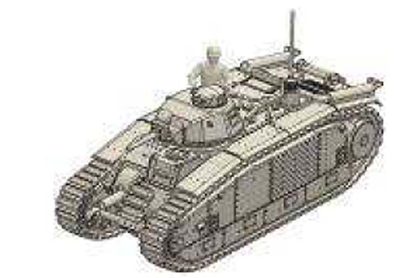 Italeri 1/56 CHAR B1 BIS 15766