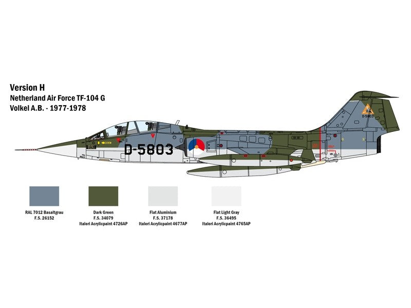 Italeri 1/32 TF-104 G Starfighter IT2509
