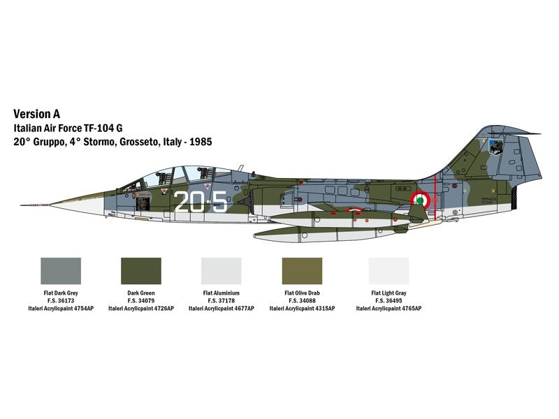 Italeri 1/32 TF-104 G Starfighter IT2509