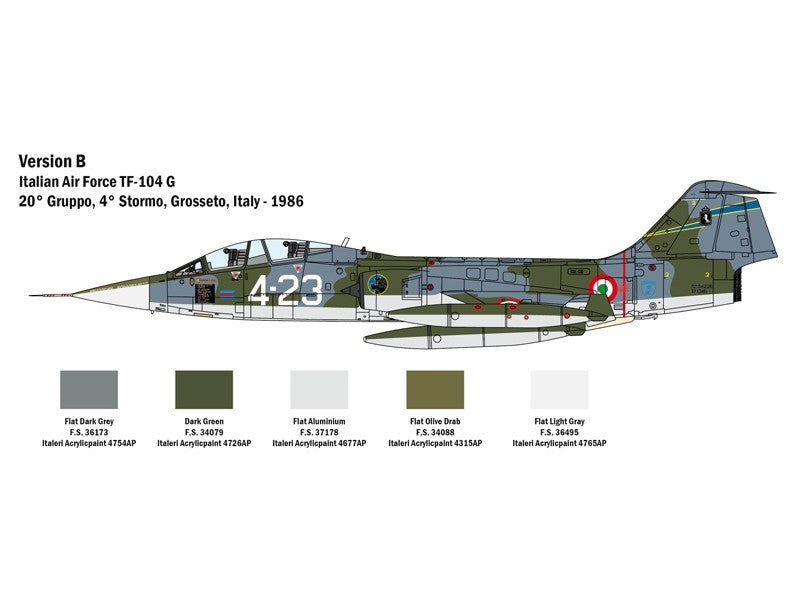 Italeri 1/32 TF-104 G Starfighter IT2509