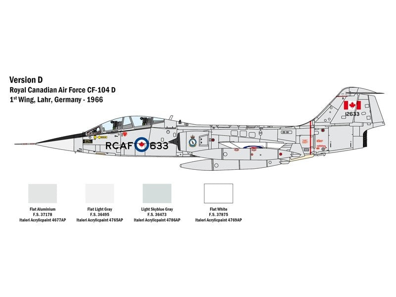 Italeri 1/32 TF-104 G Starfighter IT2509