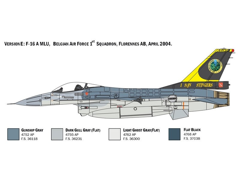 Italeri 1/48 Lockheed Martin F-16 A Fighting Falcon 2786