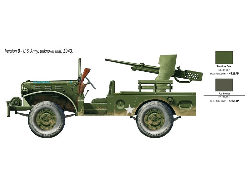 Italeri 1/35 M6 Gun Motor Carriage WC-55 # 6555