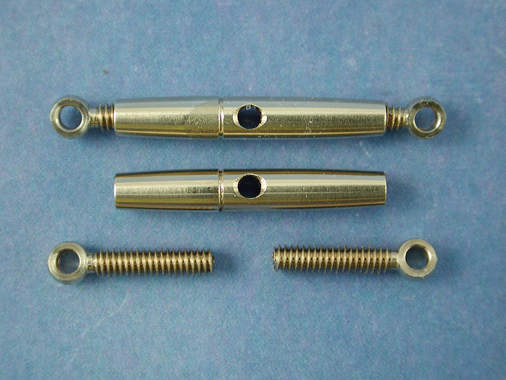 Turnbuckle 3mm Eye 18mm Ctr