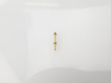 1 Hole Stanchion Brass 6mm