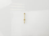 1 Hole Stanchion Brass 10mm