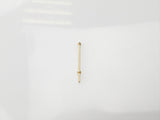 1 Hole Stanchion Brass 15mm