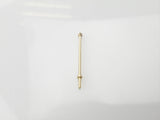 1 Hole Stanchion Brass 20mm