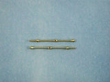 1 Hole Capping Stanchion Brass 20mm (pk10)