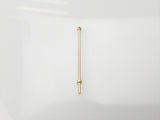 1 Hole Stanchion Brass 25mm