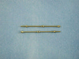 1 Hole Capping Stanchion Brass 25mm (pk10)