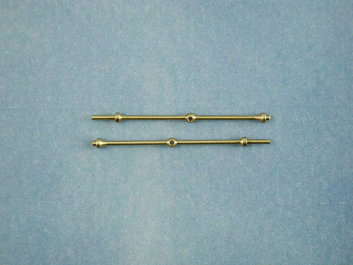 1 Hole Capping Stanchion Brass 25mm (pk10)
