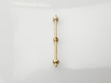 1 Hole Capping Rail Stanchion Brass 32mm