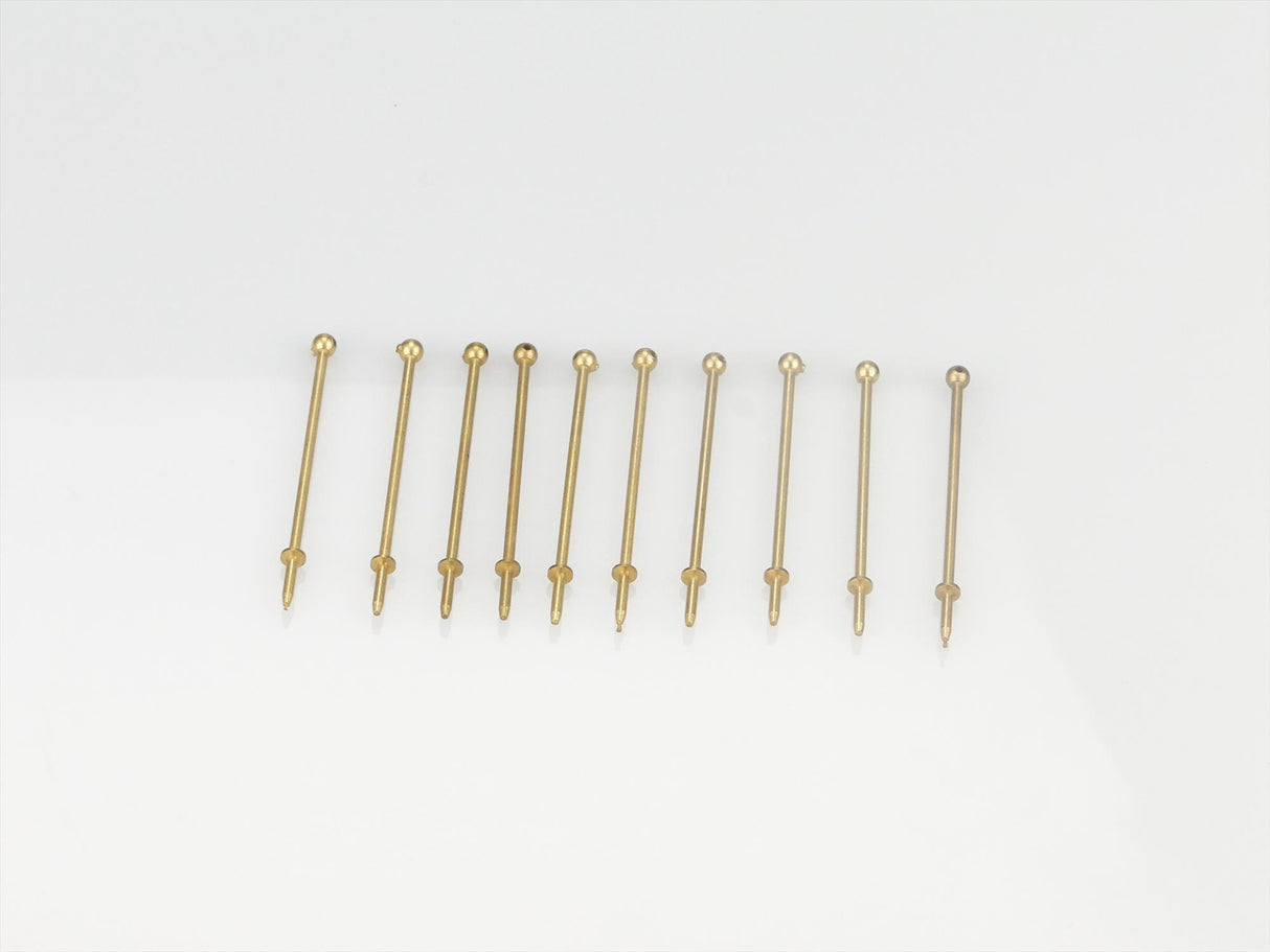 1 Hole Stanchion Brass 35mm