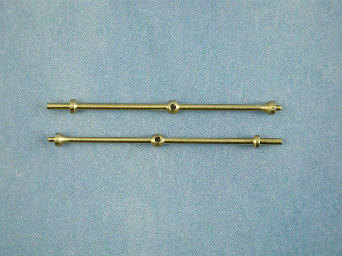 1 Hole Capping Stanchion Brass 35mm (pk10)