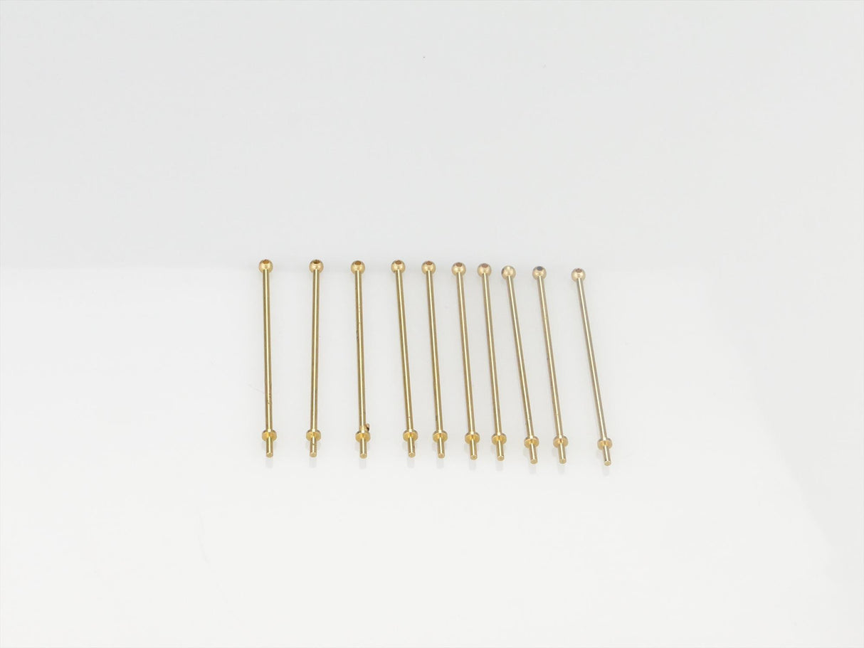 1 Hole Stanchion Brass 40mm