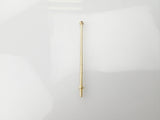 1 Hole Stanchion Brass 40mm