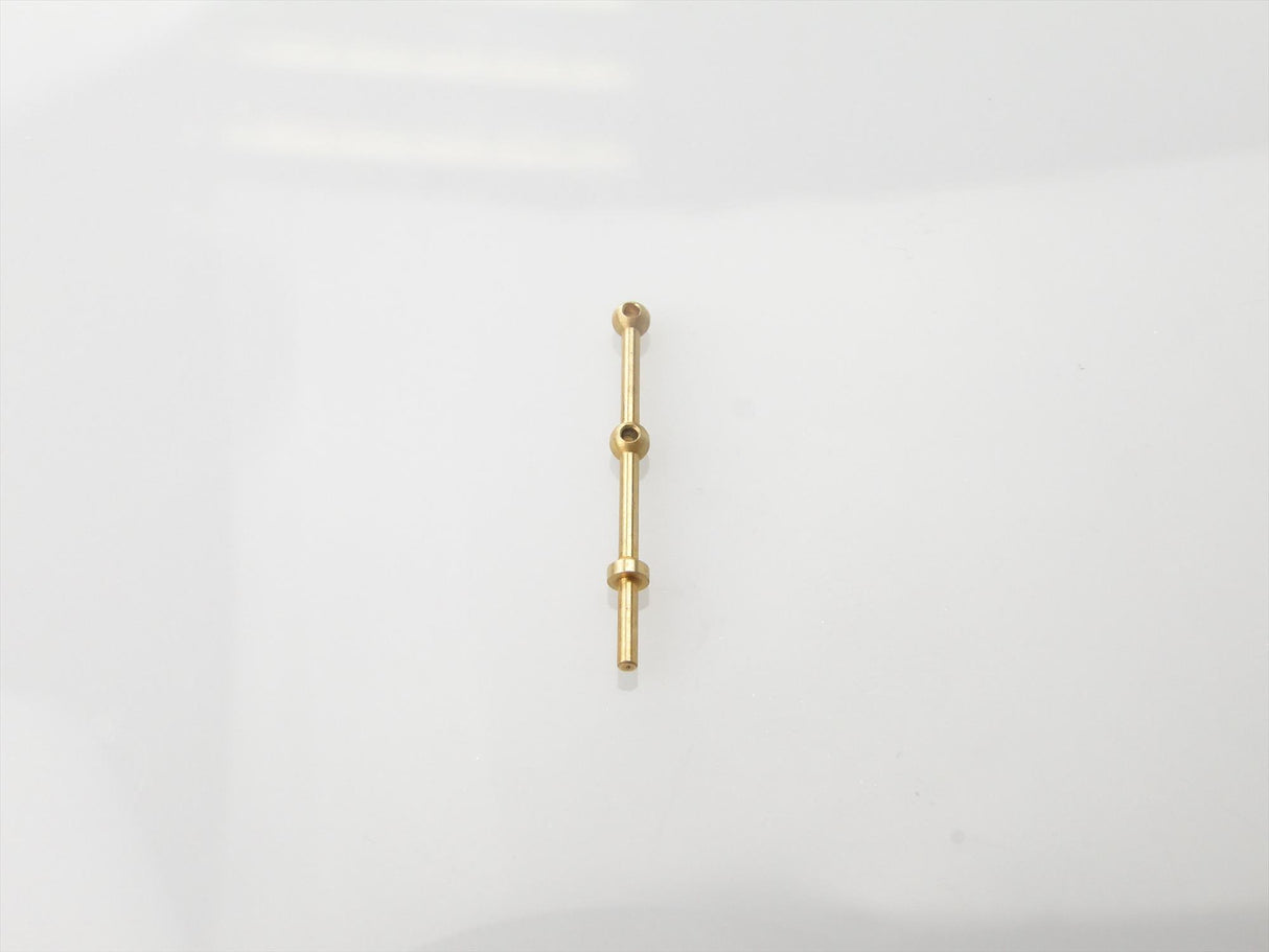 2 Hole Stanchion Brass 15mm