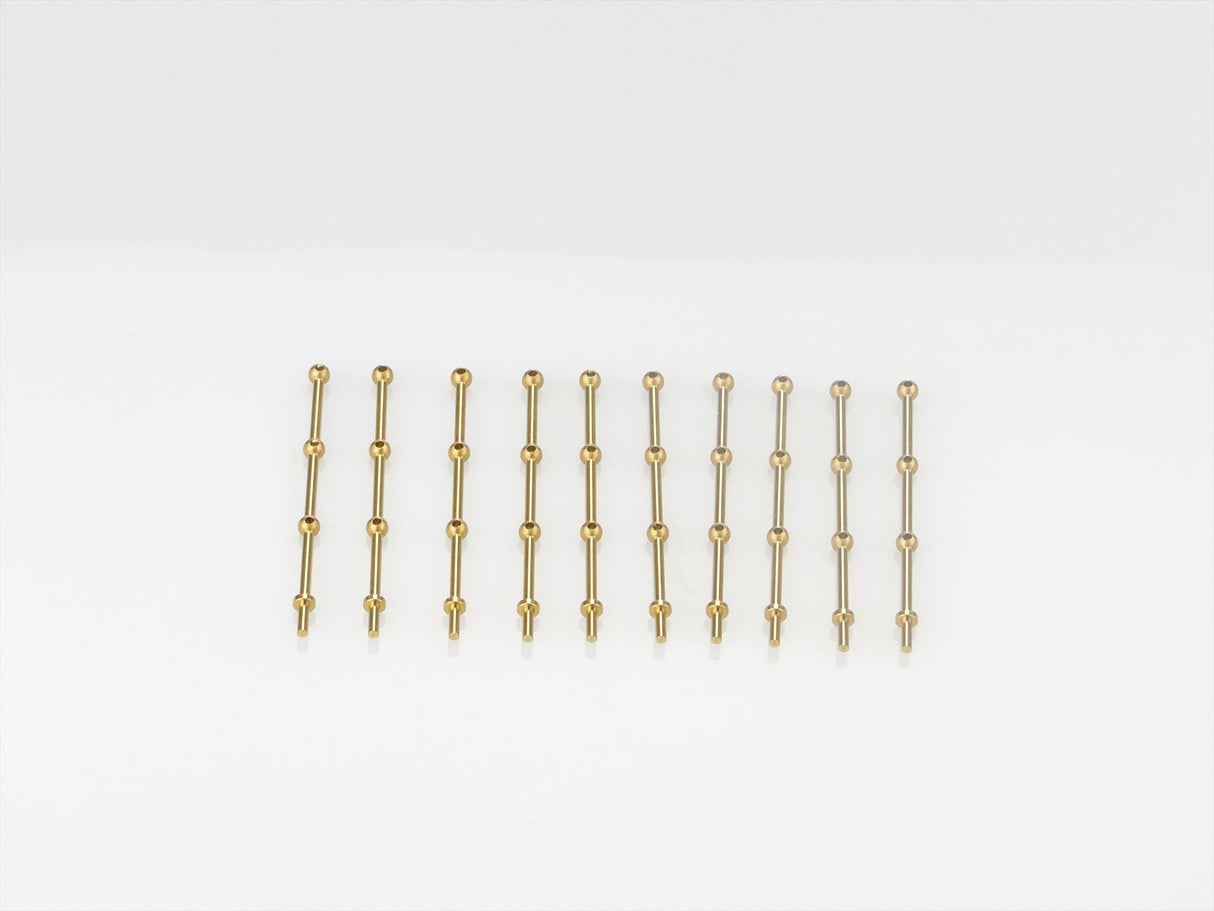 3 Hole Stanchion Brass 20mm