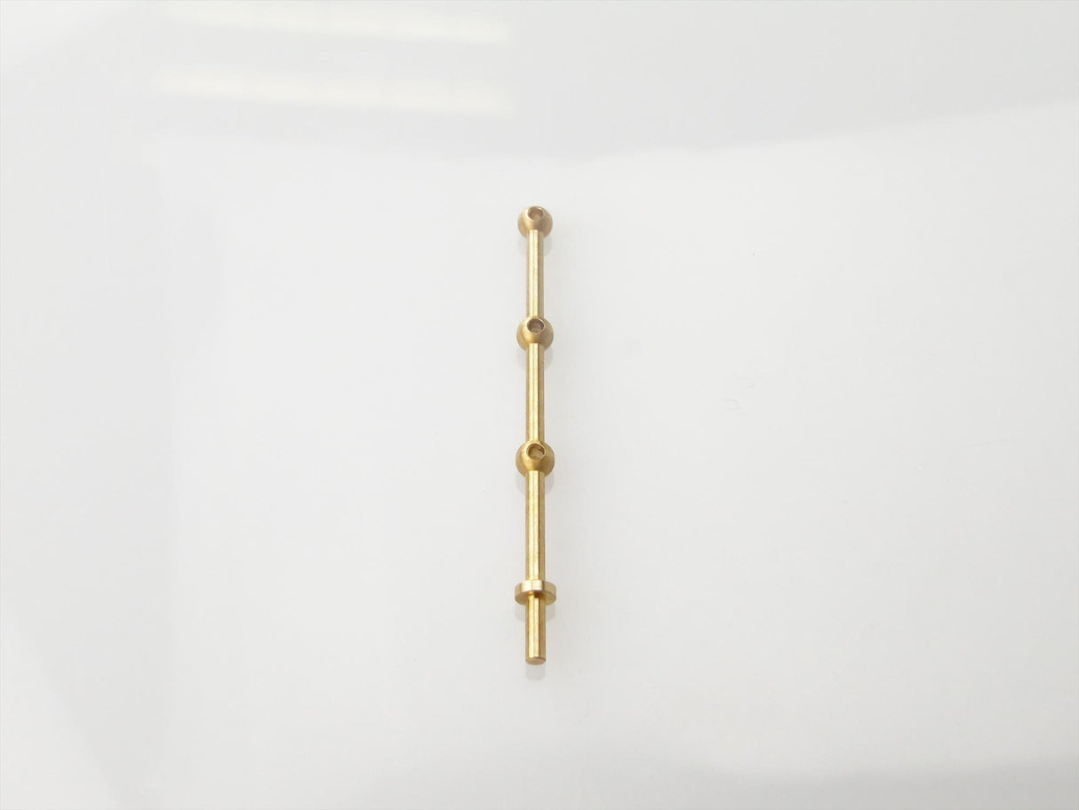 3 Hole Stanchion Brass 30mm