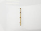 3 Hole Stanchion Brass 30mm