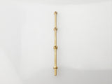 3 Hole Stanchion Brass 40mm