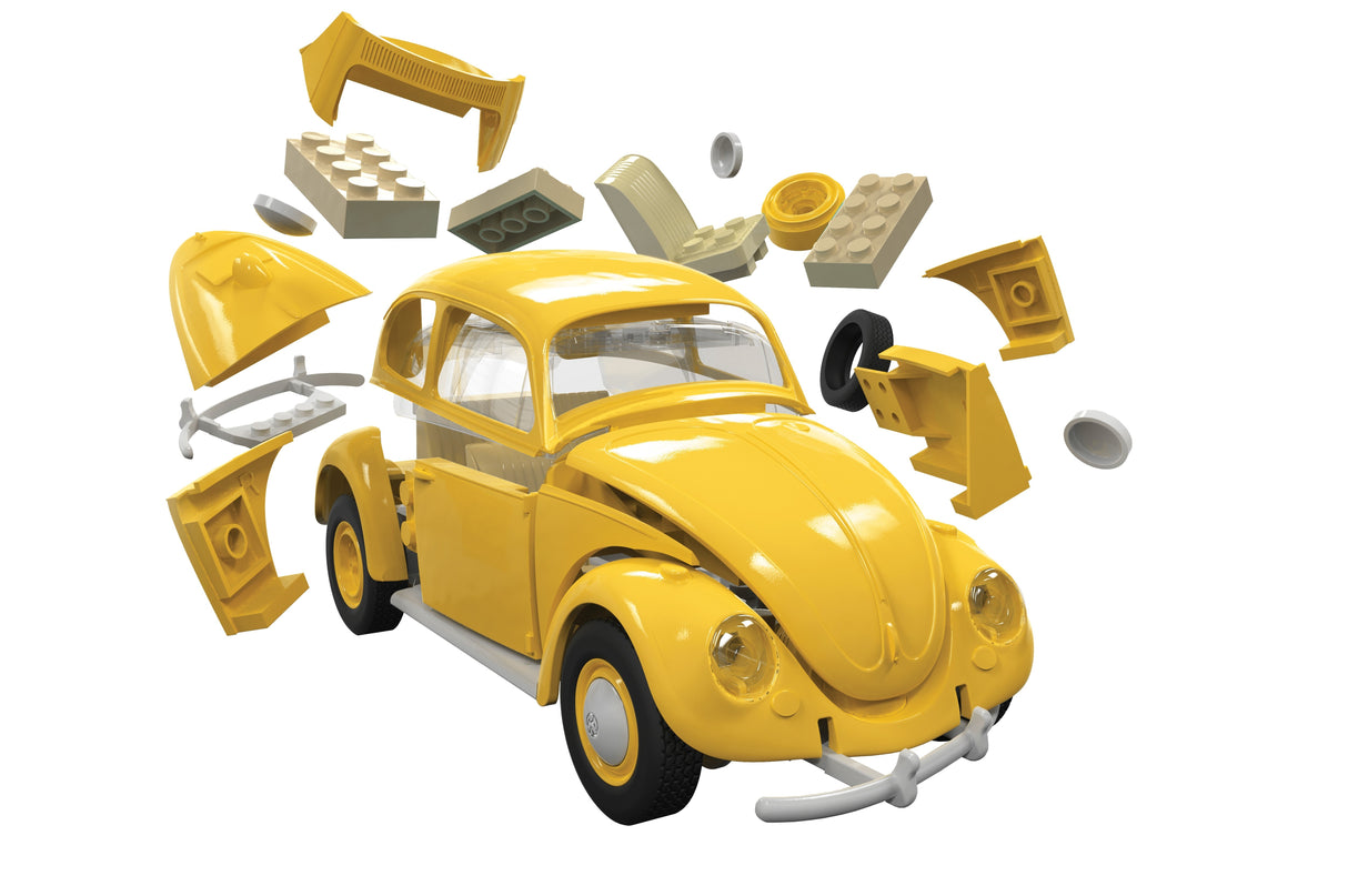 Airfix QUICK BUILD VW Beetle yellow J6023