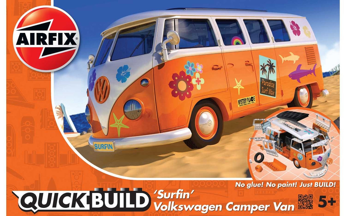 AIRFIX QUICKBUILD VW Camper Van Surfing