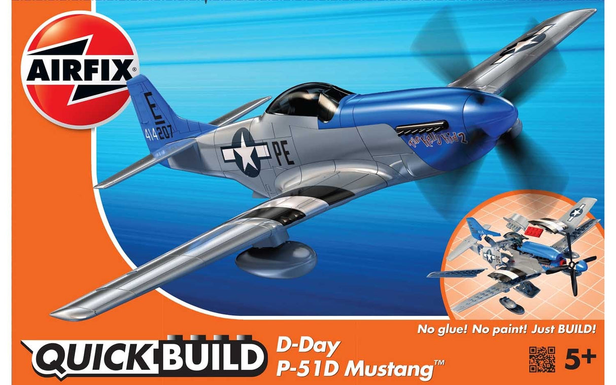 Airfix QUICK BUILD D-Day P-51D Mustang  6046