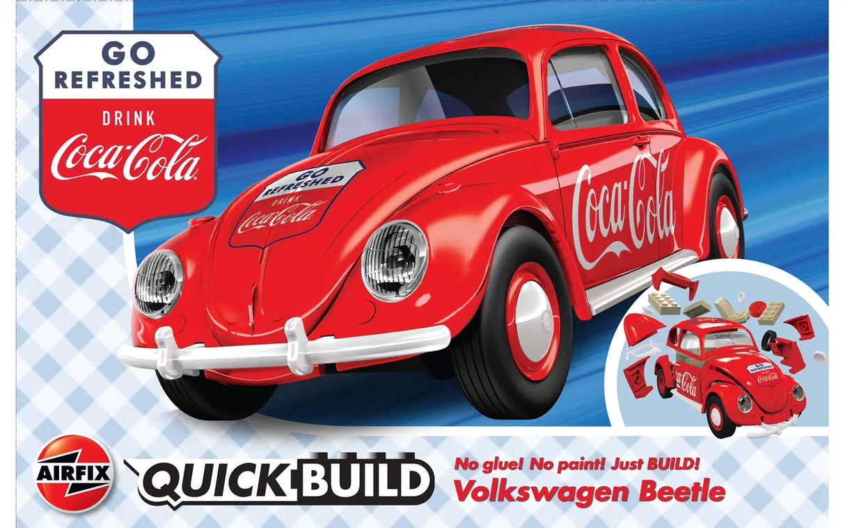 Airfix Quick Build Coca Cola VW Beetle Kit