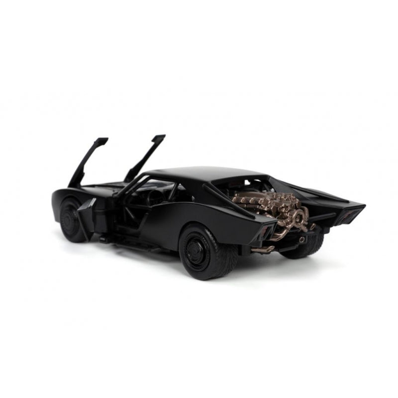 Hollywood Rides 1:24 The Batman Batmobile With Figure Diecast