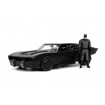 Hollywood Rides 1:24 The Batman Batmobile With Figure Diecast