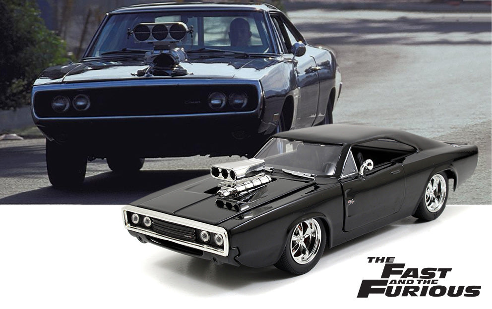 1:24 Doms 1970 Dodge Charger R/T - Black