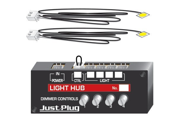 Just Plug JP5700 Lights  Hub Set - Warm White