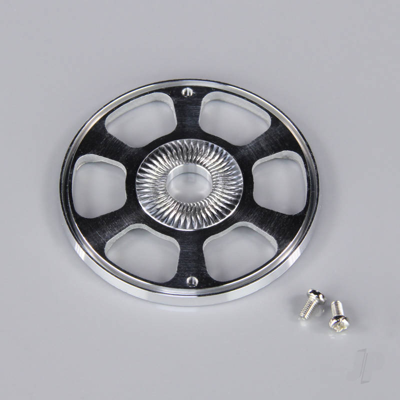 JP 57mm White Spinner (with Aluminium Back Plate)