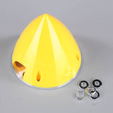 102mm Yellow Spinner (with Aluminium Back Plate)