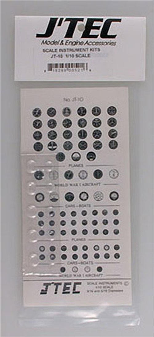 Jtec Scale Instrument Kit 1/10 Scale