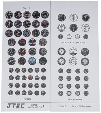 Color Scale Instrument Kit 1/5 Scale