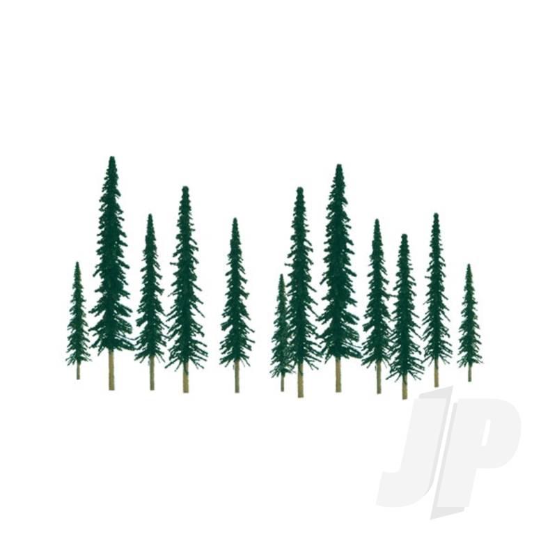 JTT 92009 Scenic-Conifer 1 Inch to 2 Inch Z-Scale (55 per pack)