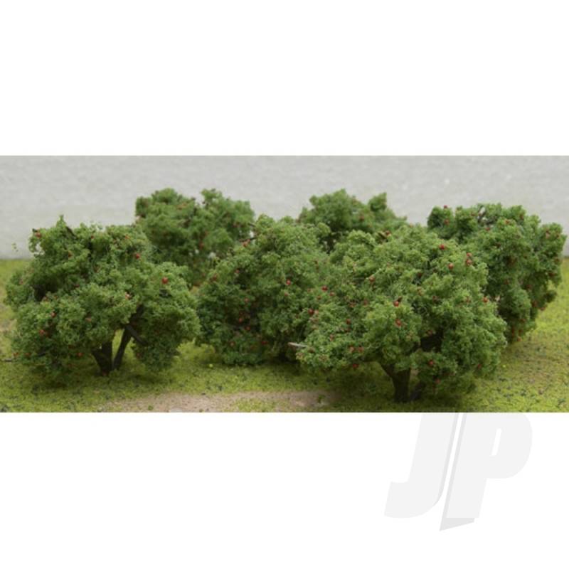 JTT 92122 Apple Tree Grove 2 Inch to 2-1/4 Inch Tall (6 per pack)