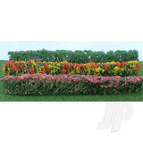 JTT 95510 Flower Hedges 5 Inch x 3/8 Inch x 5/8 Inch HO-Scale (8 per pack)