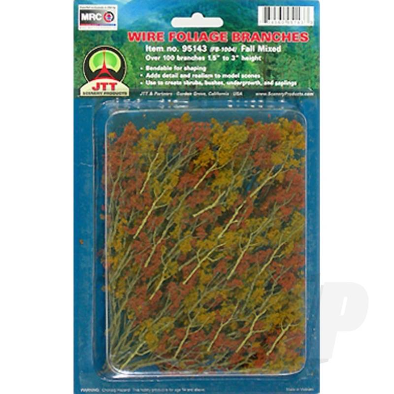 JTT 95521 Fall Mixed Branches 1.5 Inch to 3 Inch (60 per pack)